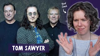 I can't stay away! Vocal coach reaction and analysis featuring Rush's 'Tom Sawyer'