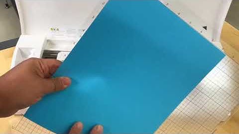 How to Load Paper on a Silhouette Cut Mat