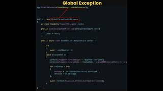 Global Exception #shorts #.net #coding #dotnet  #core #.netcore #codingshorts