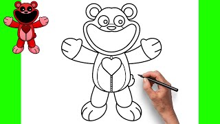 How to Draw BOBBY BEARHUG | Smiling Critters | Poppy Playtime 3 | EASY
