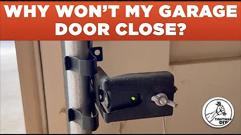 Why Won't My Garage Door Close On Sunny Days | How To Replace Garage Door Sensors | TightwadDIY