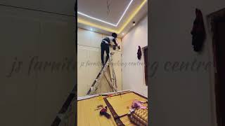 Upvc Wordrobe Acrylic Pesting Finish #acrylicpainting #acrylic #wardrobe #interiordesign #furniture