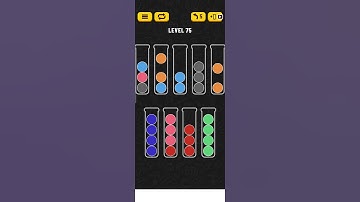 Ball sort puzzle level 75