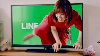 本田翼が貞子になって直撃インタビュー!?LINEモバイルCM+メイキング