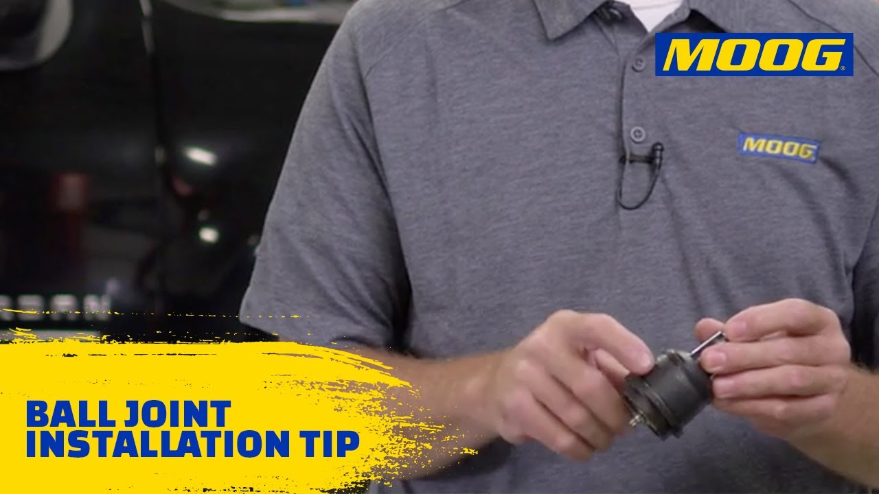 Ball Joint Installation Tip | MOOG Parts When pressing in a ball joint, preparation is key to getting a proper fit. In this video, Technical Product Specialist Mike Hinderer shares a helpful tip for installing ball joints. Mike explains that before pressing a ball joint into a control arm or steering knuckle, it is important to make sure the socket is clear of dirt and debris. If you don’t clear the area of any rust or debris, the fit will be too tight which could crush the socket and lead to memory steer. Count on MOOG to help you get your steering & suspension repair done right.

Feel free to share this video: 
Like us on Facebook: https://www.facebook.com/moogparts
Follow us on Twitter: https://twitter.com/moogparts
Follow us on Instagram: https://www.instagram.com/moogparts/
Visit our website: https://www.moogparts.com/

For informational purposes only. We are not liable for any damages resulting from your reliance on this content.