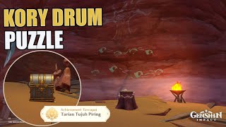 Kory Drum Puzzle  Hidden Achievement Tarian Tujuh Piringgenshin Impact