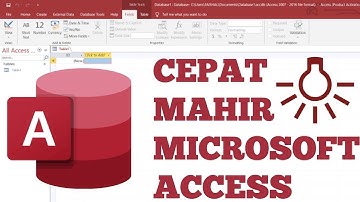 Belajar Microsoft Access untuk Pemula