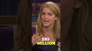 What Emma Watson earned from Harry Potter and other movies #shorts