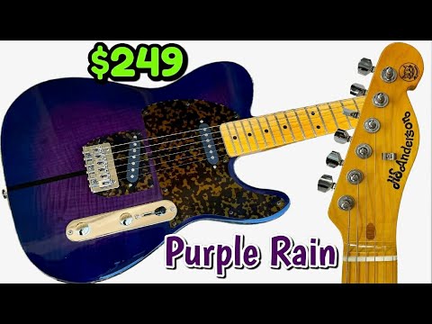 Chill Cats Copy Of Princes Purple Rain Guitar Is Now Only $200! It Just Misses Being An Exact Copy!!