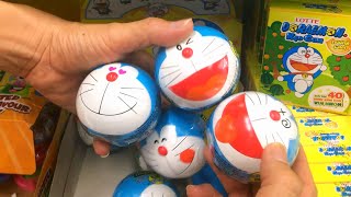 Doraemon Tattoo Gum - Unboxing Doraemon Ball Toys Bubble Gum Satisfying Video Asmr
