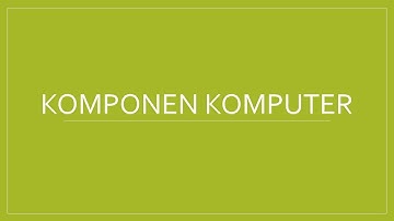 Komponen Komputer Input Proses Dan Output Beserta Contohnya