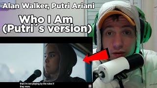 REACTION - Alan Walker, Putri Ariani - Who I Am (Putri´s version)