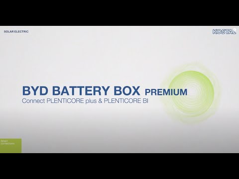 BYD BATTERY BOX Premium: Connection PLENTICORE plus & PLENTICORE BI