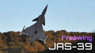 JAS-39 Gripen ✈️ 120fps Slow Motion & Ground to Air Tree!!
Oh, well... I messed up again. Its been a long time since I flew into a tree like that. Shame on me, I guess... thankfully, the damage was not too bad so Ill be able to repair. Despite all, we were filming some really cool, low-altitude videos and crazy high alpha stuff at 120fps which made for some pretty interesting slow-motion visuals, so please enjoy the show all the same! :)
These were flights 103rd to 105th on Jana.
Pilot: RC4ever
Ground video: Luis Ibáñez
Airfields: Club Els Cards
BTW, I had been previously flying this jet with CG 32mm aft of what the manufacturer recommends... but now I made that a wh00ping 40mm! :D
Well, you may already know me for one who complains and whines about manufacturer CG recommendations being EXCESSIVELY nose heavy and I have long made it my crusade to try and show that planes can (and actually DO) fly better with more neutral CGs... Getting it aft on the Gripen has been quite a nightmare so far due to the inherent design of the jet. I added tail ballast, installed the TV unit, shifted the whole EDF installation 2.5cm back, used wingtip missiles, repositioned the nose landing gear from the stock location to the rear of the nose compartment, removed landing light, etc.
Now the CG is pretty much where I want it to be on such an airplane. It is much more responsive and agile and shows less bad tendencies, the canards, as driven by the gyro, finally move more akin to what they should, compared to the full-scale jet. Mind you, the jet is much more responsive but by no means tail-heavy or unstable. Maybe this is not the setup you want to go after for your first flights on this bird, but its a huge improvement over stock if you are after top aerobatic performance. Also seems like wind turbulence handling improved somewhat.
Notice how the canards are seen pitching down most of the time, even through pitch-up maneuvers unless the plane runs out of authority at which the gyro saturates and commands full pitch up to the canards as expected.
My Gripen features an 8S 80mm Jetfan EDF with a 1865kv HET motor. I had to cover the cheater hole with a mosquito net to protect my expensive investment from an otherwise inevitable FOD considering the conditions of my gravel-dirt runway so the jet isnt even displaying its full thrust potential. This obviously has an effect on performance and current draw. Sadly this setup is too amp hungry and can only get two and a half to three minute flights with throttle management and 3Ah packs. Overall the Jetfan is indeed an improvement in performance over stock setup, but the short resulting flight time kinda defeats the purpose, need to go to higher capacity batteries, and using lower-C packs to keep the pack weight in check (around 800g).
SPECS (Reflecting my setup):
Model Scale: 1/9th
Wingspan: 882mm
Length: 1613mm
Weight: 2350g (w/o batteries)
TOW: 3400g
CG: 40mm aft of factory recommended position (molded into wings)
Material: EPO
Motor: HET-1865kv inrunner motor
EDF: 9-blade 80mm Jetfan
ESC: Freewing/Hobbywing Flyfun 150A 8S
Servos: All stock servos, 9g hybrid digital
Landing Gear: Electronic retractable w/ aluminum trailing link struts
Receiver: FrSky S8R gyro-stabilized receiver
Canards gyro: GWS PG-03 (added as a mod)
Separate UBEC: Freewing 8A (added as a mod)
Receiver battery: Rhino 2S 610mAh (added as a mod)
Main battery packs (8S):
- Turnigy Nanotech 2x 4S 3300mAh 70C
- Turnigy Panther 2x 4S 3000mAh 70C
- HRB 2x 4S 4200mAh 60C
More setup details (with the older CG and no TV):
https://www.rcgroups.com/forums/showpost.php?p=46318505&postcount=2099
If you dearly enjoy my content, please consider supporting me on Patreon!
https://www.patreon.com/Airguardian
Id feel really grateful that you take some time to SHARE this video with your friends, LIKE and off course, SUBSCRIBE and ring the bell!
My secondary aviation YouTube channel:
(For vlogging and RC tutorials and weird stuff that I think has no place in my main channel)
https://www.youtube.com/RC4ever
My AIRSOFT YouTube channel:
(Mostly airsoft gameplays)
https://www.youtube.com/airguardianairsoft
You can also follow me on:
Facebook: https://www.facebook.com/RC4ever
Twitter: https://www.twitter.com/RC4Media
Instagram: https://www.instagram.com/Airguardian
Patreon: https://www.patreon.com/Airguardian JAS-39 Gripen ✈️ 120fps Slow Motion & Ground to Air Tree!!