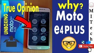 Moto E4 Plus 😯 Unboxing & Overview Smartphone with 5000 mAh Battery |On hand & First Impressions