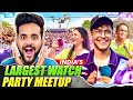 My Family Organized INDIA&#39;S Largest Watch Party MEETUP Ft. @triggeredinsaan