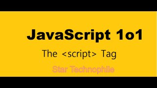  script  World in JS , Significance of Script Tag in HTML