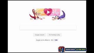 Pangolin Love - 2017 St. Valentine's Day Google Doodle [720p]