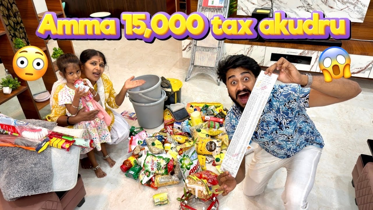 Amma 15,000 shopping madudru 😱 || 