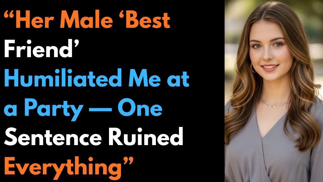 “Her Male ‘Best Friend’ Humiliated Me at a Party — One Sentence Ruined Everything” 