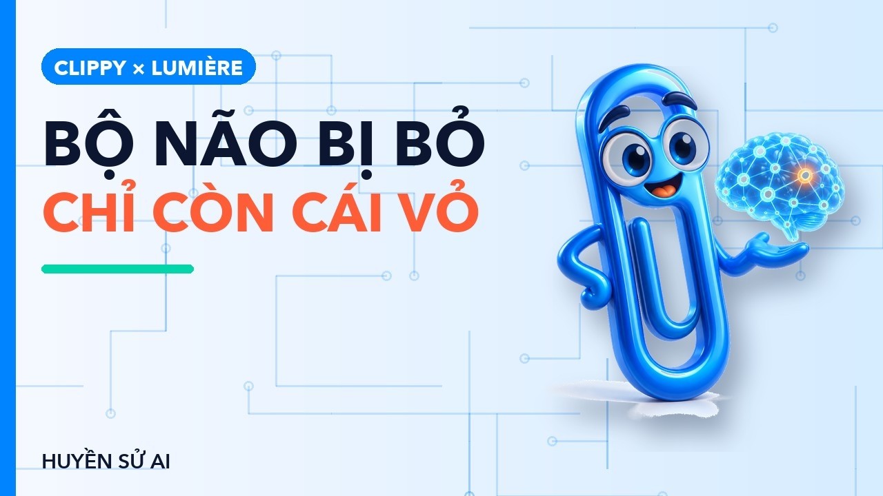 Clippy bị ghét nhất lịch sử phần mềm: bộ não Bayes đã bị bỏ lại trong phòng thí nghiệm