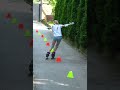 Alena is rollerblading - Kids activity