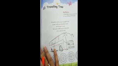 Class 1/ EVS/ Ch 13/ Travelling time