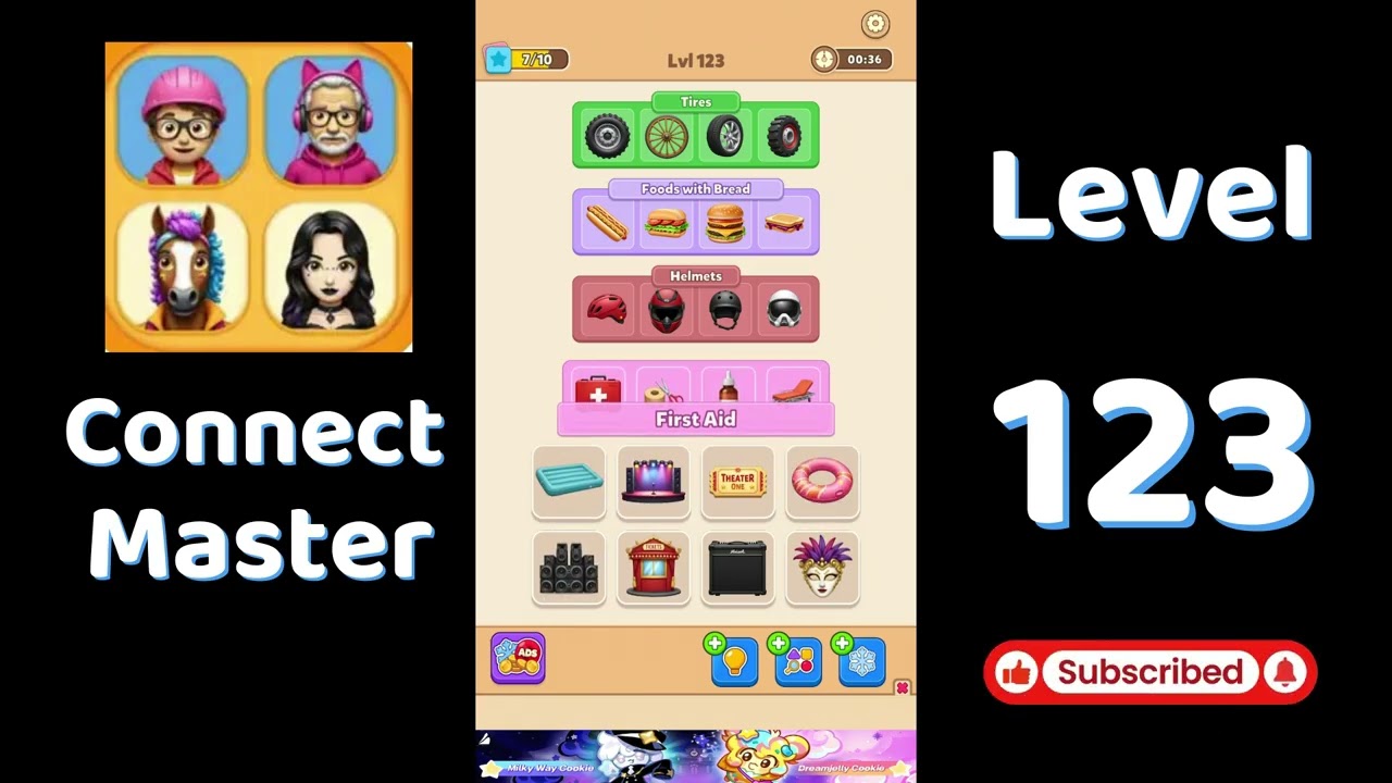 Connect Master Level 123 Walkthrough 🧩 | Match Puzzle | Puzzle Solutions & Tips | Go Answer