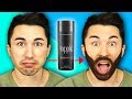 Men Try Spray-On Hair - Toppik Hair Transformation