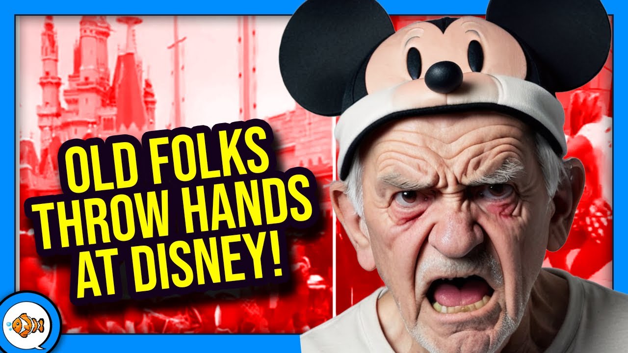 Old Folks THROW HANDS at Disney World!