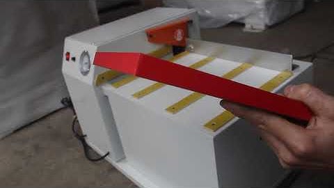 Corner Rounding Machine Video