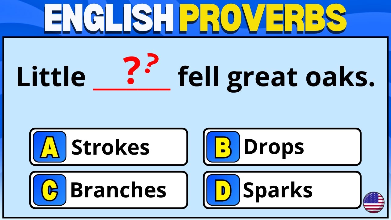 English Proverbs Quiz | 99% Can't Pass This Test! - YouTube