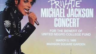 Michael Jackson Bad Tour Live In USA,New York (March 03,1988 ) [Snippets]  [Audio HQ]