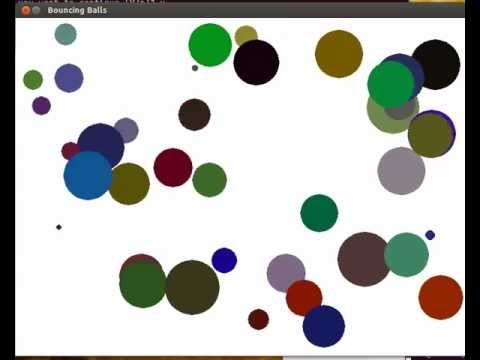Bouncing Balls using Pygames
