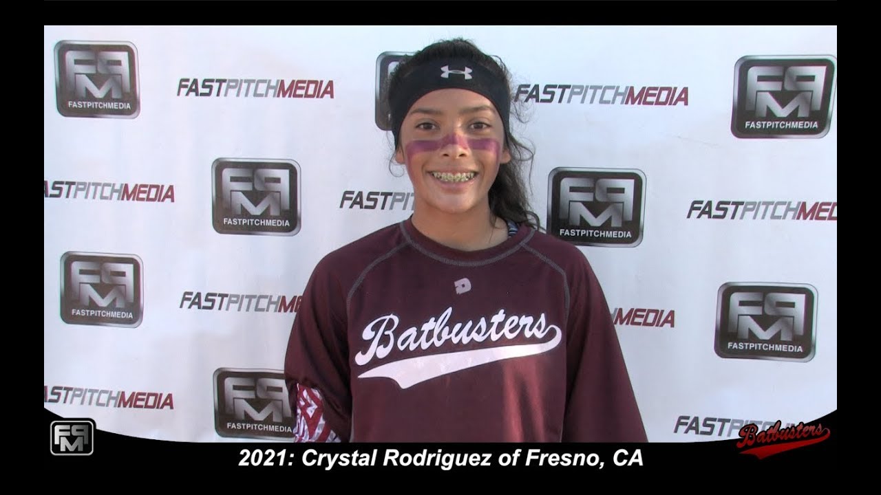 2021 Crystal Rodriguez Catcher and Third Base Softball Skills Video Batbusters YouTube