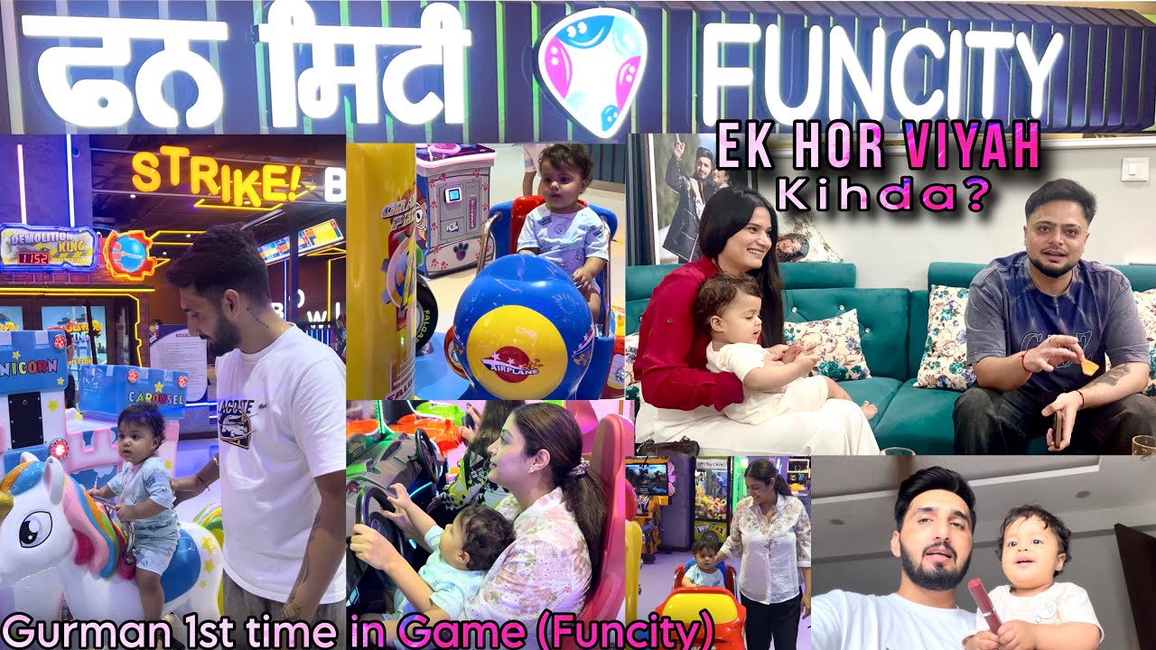 Gurman nu phli vaar Game studio lai k gye | viha aa kihdha? | Gurwinder Manpreet vlogs