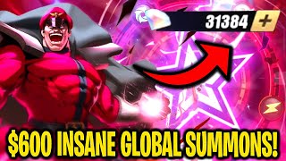 $600 INSANE GLOBAL SUMMONS! - Street Fighter: Duel