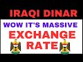 Iraqi dinarwow wow iraqi dinar at rate of 5 today 2024iraqi dinar revaluation  rv update iqd2024