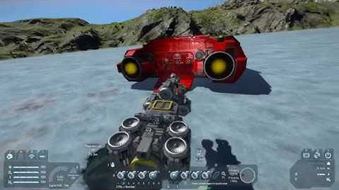 Space Engineers - Atmosphere mining ship.