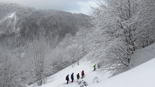 Kungul Dağı Aytepe Beşkayalar Yuvacık Barajı Kar yürüyüşü (1080p HD)