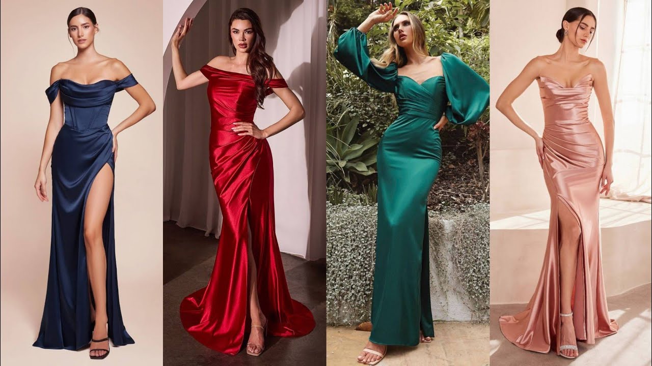 Latest Silk Dresses 2025 | Trending Party Wear & Formal Silk Outfits for Women