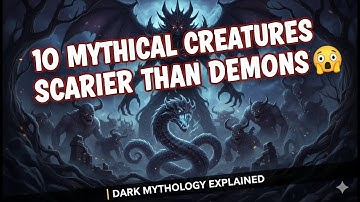 10 Mythical Creatures Scarier Than Demons 😱 | Dark Mythology Explained