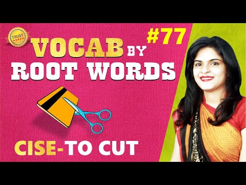 Vocab by Root Words by Manisha Bansal Ma'am | Vocab for SSC CGL, CHSL, Steno, MTS #vocabforssc
