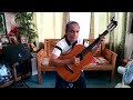 Celeste y blanco  classical guitar music  cover by jonith daguplo  at dagupplo music training 