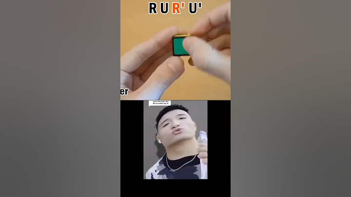 Khi bạn giải được khối Rubik | Speedcube