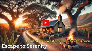 Escape to Serenity: Farm Stay in Western Cape, South Africa