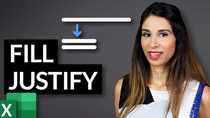 The Easiest Way to Wrap Text in Excel (Fill Justify)