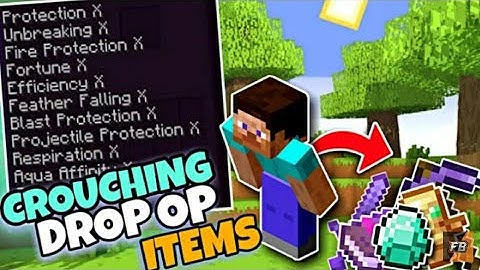 Minecraft , but crouching gives op items #(part - 2)