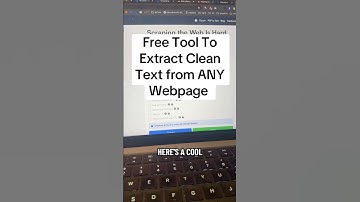 Free Tool to Extract Clean Text from ANY Webpage