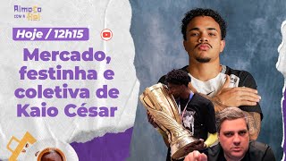 Download Lagu Coletiva adiada de Kaio César no Corinthians l Festinha de Hugo Souza é de boa? Mercado e escalação MP3
